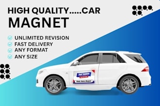 design car magnet, door magnet and truck door magnet