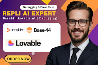 build debug replit ai app fix bugs base44 integrations lovable ai web app expert