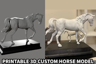 sculpt custom 3d collectible figures, 3d printable animal models, and miniature