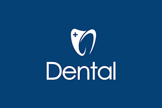 design a clean and professional dental logo