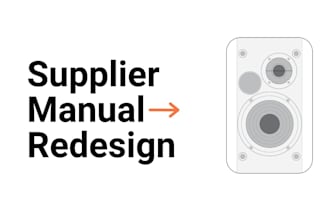 redesign your supplier instruction manual