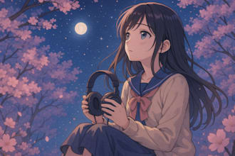 produce original japanese anime ending  songs with vocals utaite singer