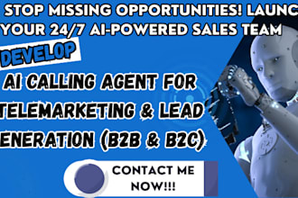 build ai telemarketing, b3b ai calling agent, ai outbound calls, ai sales calls
