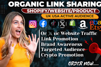 do link sharing promotion website link shoutout share website link shopify esty