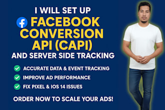 set up facebook conversion API capi and server side tracking for accurate sale