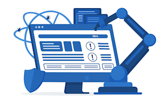 perform QA automation testing with reports and bug tracking