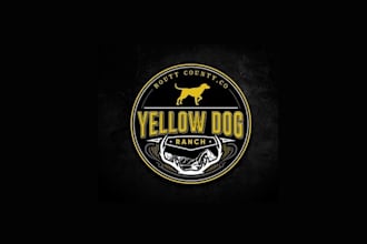 design best quality ranch hunting outfit logo