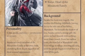 create unique backstory and character lore for your game or novel