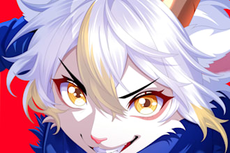 draw furry art, fursona, anthro, concept art high quality