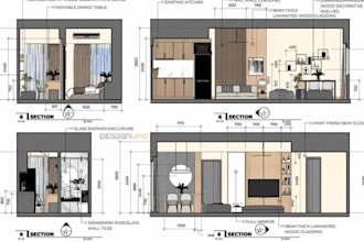 do detailed millwork, casework, cabinetry and furniture shop drawings