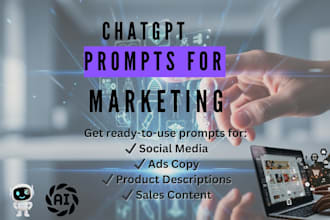 craft ai chatgpt prompts for social media marketing