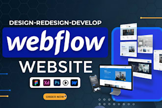 design, develop, or convert figma xd to webflow website, webflow expert