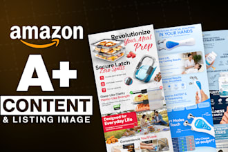 create amazon a plus content, ebc and brand story design