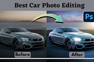 do car photo editing, automotive car bg remove and replace
