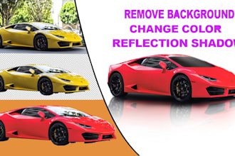 do car photo editing, automotive car bg remove and replace