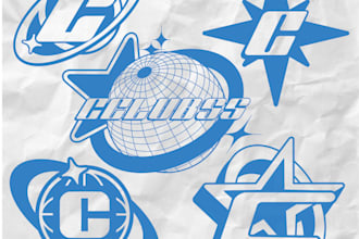 design y2k style streetwear logo for yourbrand