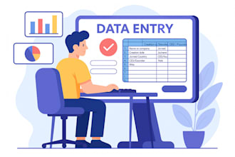 provide excel, word, CRM, PDF, wordpress and website data entry services