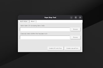 develop a desktop application for you