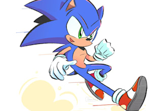 draw sonic the hedgehog fan art, comics, and your sonic ocs