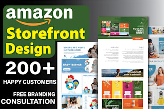 enhance your amazon brand store and storefront design