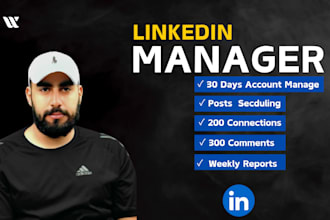 do linkedin management as a professional manager