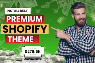 install best shopify premium theme and resolve license issue