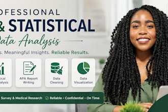 do spss data analysis, statistical data analysis and write report