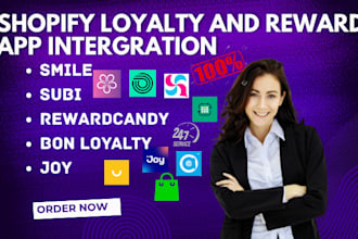 setup shopify loyalty and reward appstle smile reward candy bon loyalty subi joy