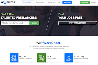 develop freelancer marketplace app, freelancing website, service marketplace app