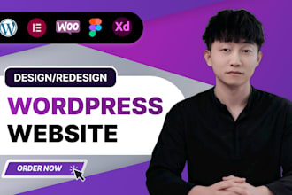 design a modern wordpress business website