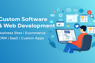 create custom software solutions and web development