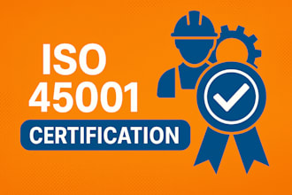iso 45001 certificate and complete documentation