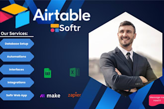 create custom airtable databases with softr portals