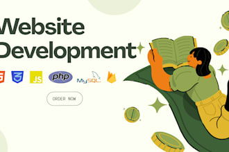 develop custom PHP mysql websites web apps and business solutions