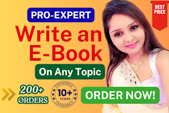 write an ebook on any topic