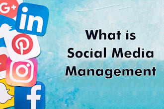 manage your socail media account like linkedin, facebook etc