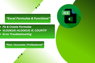 create advanced excel formulas and functions for your tasks