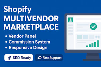 build shopify multivendor marketplace vendor panel setup commission system