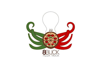 design professional traditional pizza logo