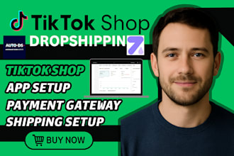 build and optimize tiktok shop dropshipping store via autods zendrop dropshipman