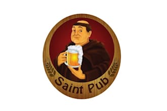 design beautiful stand out saint pub logo