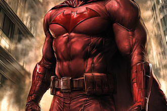draw comic superhero character