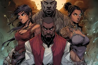 do comic cover arts for your stories