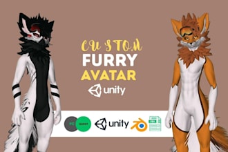 do furry avatar protogen nsfw furry vrchat avatar vrc character custom avatar