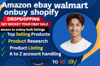 amazon to ebay onbuy  dropshipping