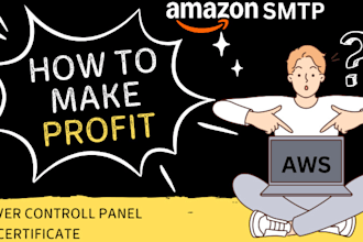 do set up aws amazon SMTP and powermta SMTP server