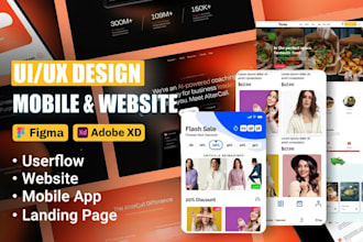 do UI UX design, mobile app or website ui ux design