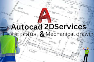 design professional autocad floor plans