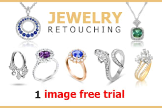 do professionally retouch your jewelry photo and product retouching