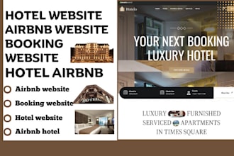 build hotel website airbnb website booking website hotel